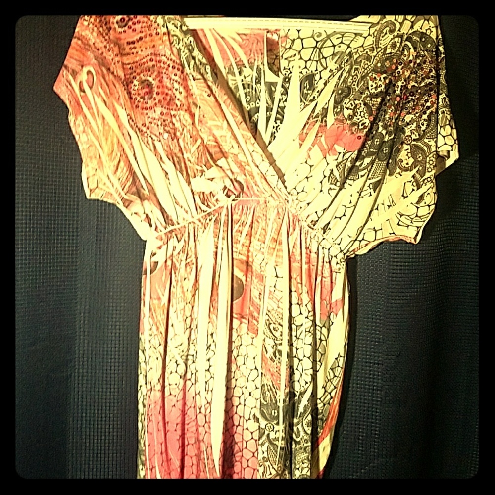 Pink and white shirt